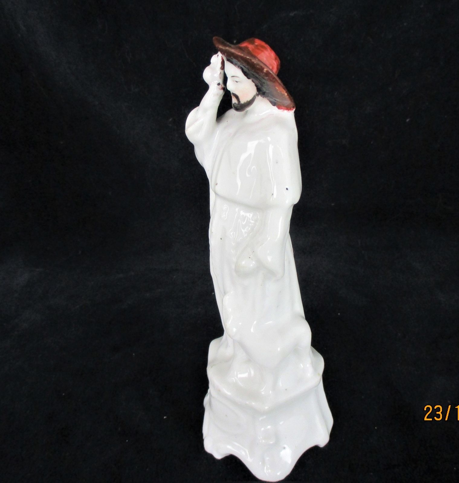Statue Saint Roch Rocchus Rocco Vieux Paris Porcelain Patron Of Dogs Bachelors H photo 73.0