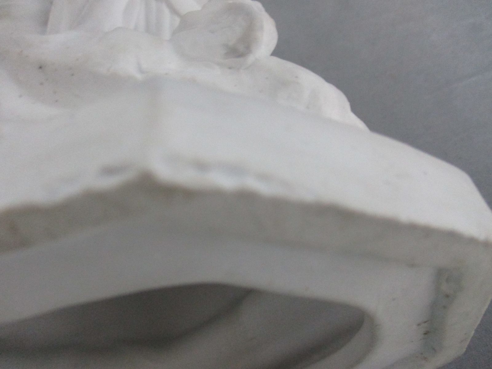 photo furniture French Antique 1900 Bisque Statue Virgin Mary Our Lady Victoire Madonna Infant J