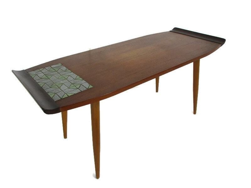Vintage Coffee Table  Side Occasional Table Era Eames Van Teefelen? Retro Funky