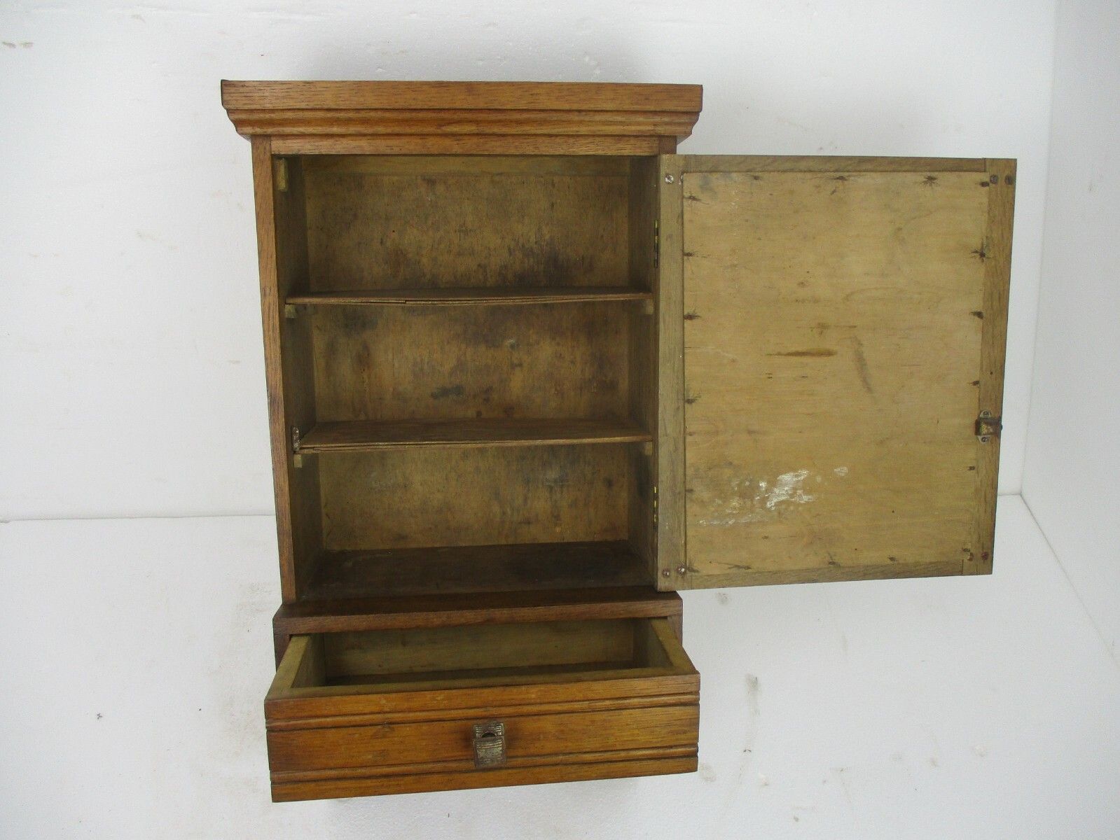 Kitchen Medicine Apothecary Wood  Apothecary Bathroom Cabinet Beveled Glass photo 278.0