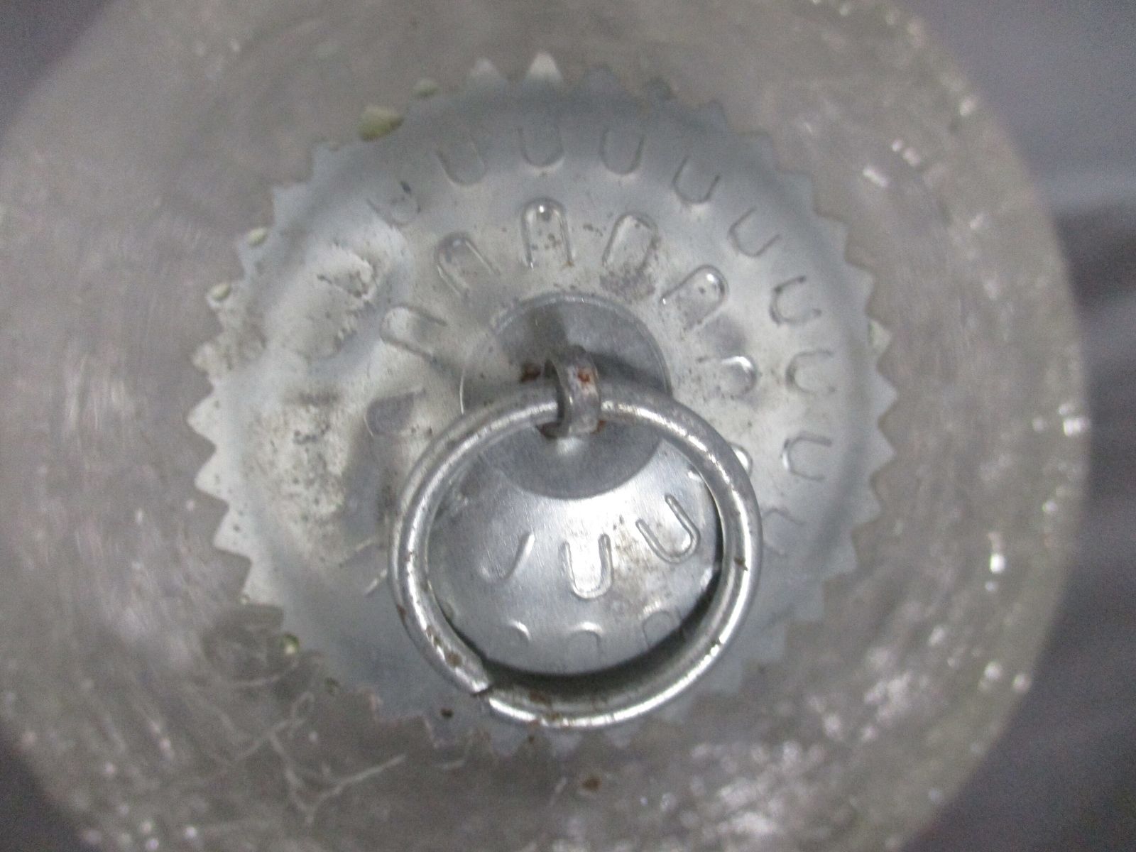 Antique Witch Witches Oval Ball Clear Crackled Glass Ornate Protection photo Home Decor