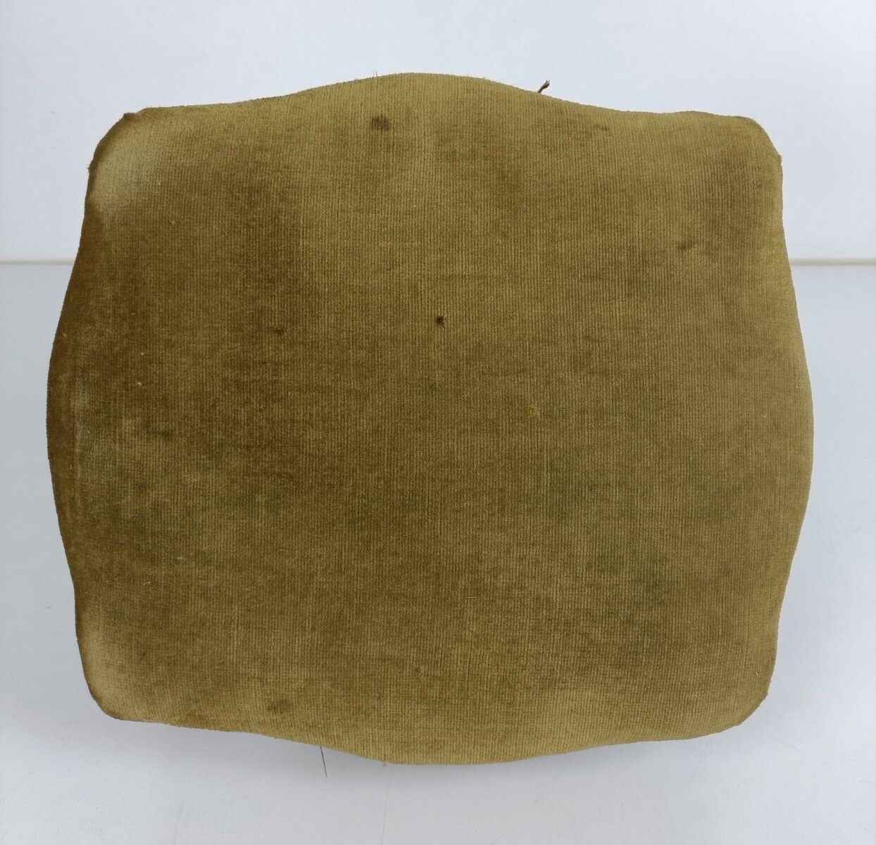 Antique Low Footstool Ottoman French  Fabric Louis XV Style Hobnails photo buy