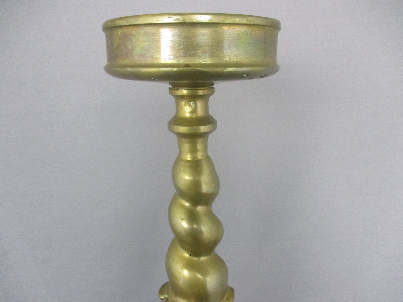 Antique Candle Holder Candle Stick Church  Chapel Altar Monastery Brass Gothic L photo furniture