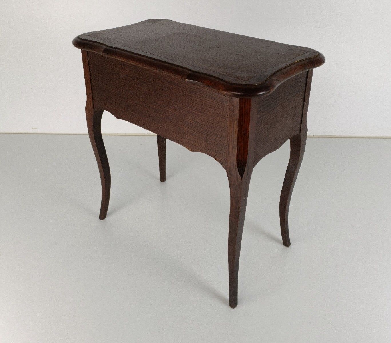 Antique Art Nouveau Wood Sewing Quilting Box Table Cabinet Louis XV Style Beauti photo Furniture