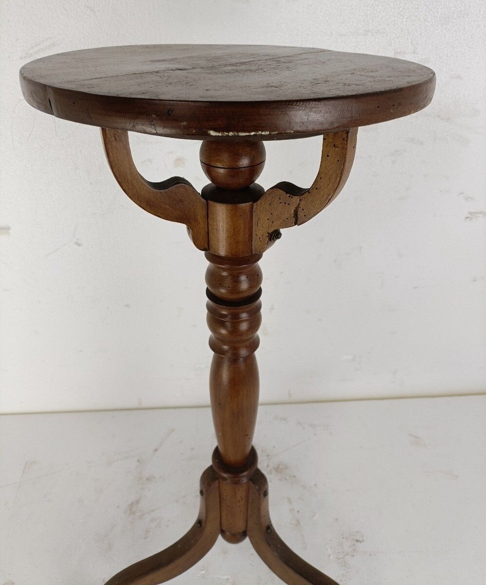 Pedestal Plant Stand Special Side Occasional Wine Coffee Table Wood Bonsai Stand photo for sale