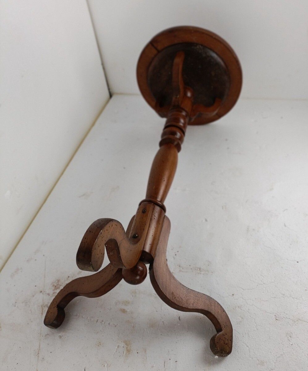 Home Decor Pedestal Plant Stand Special Side Occasional Wine Coffee Table Wood Bonsai Stand photo
