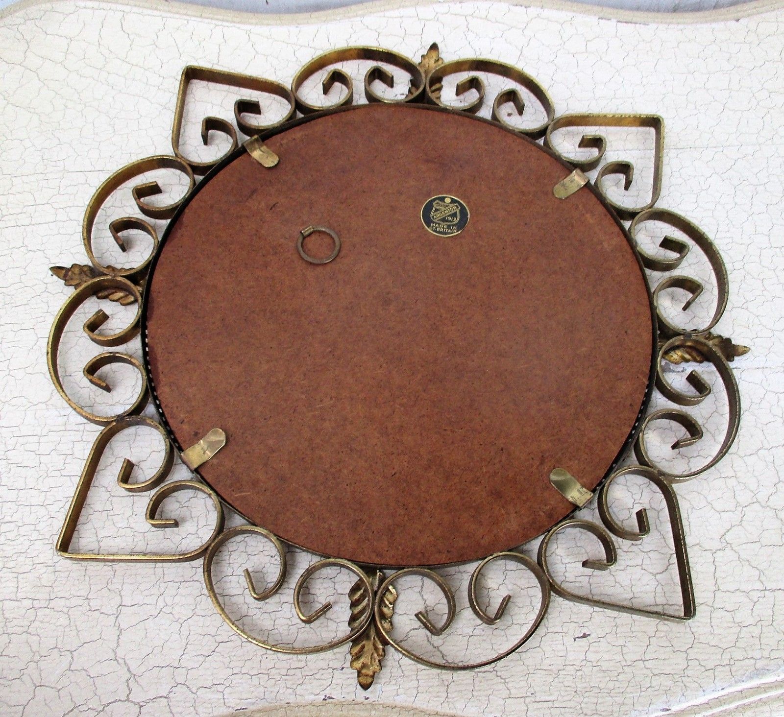 Retro Modernist Starburst Sunburst Metal Wall Uk Mirror Mid Century Argentor photo buy