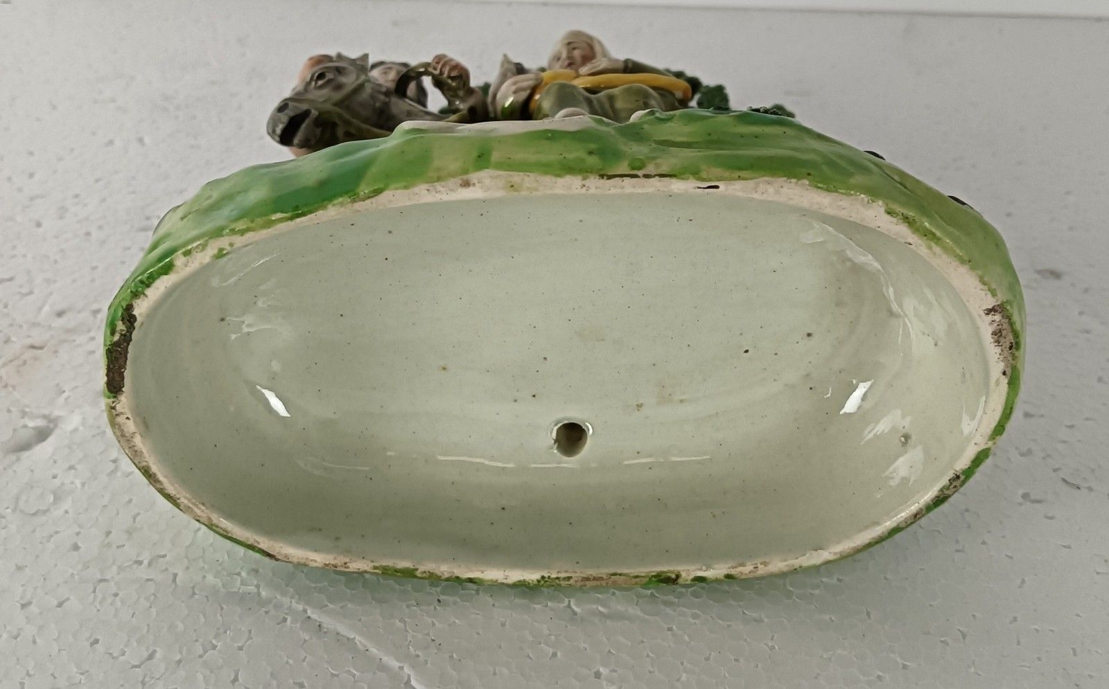 photo furniture Flight To Egypt Pearlware Bocage Figurine Walton  Staffordshire Pottery Antique