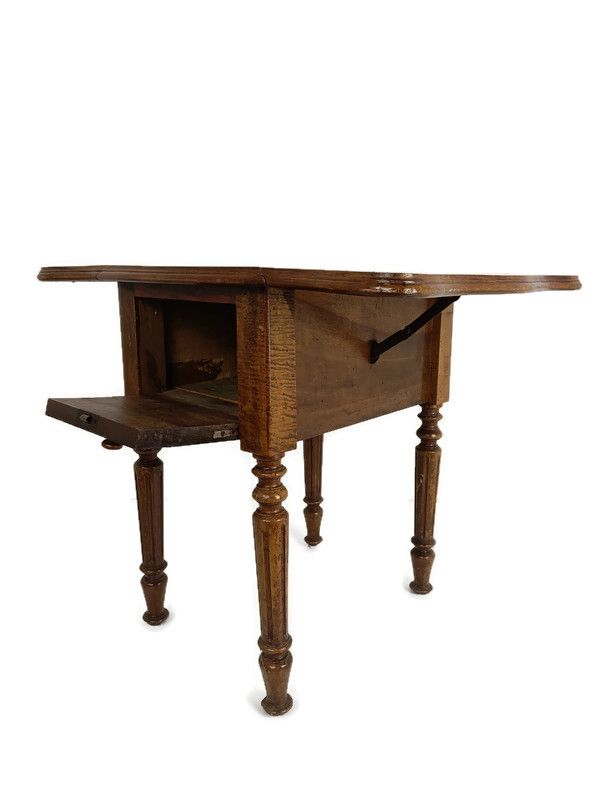 Antique Table Cabinet Gateway Chest Of Drawers Wood Gorgeous Rare Side Table