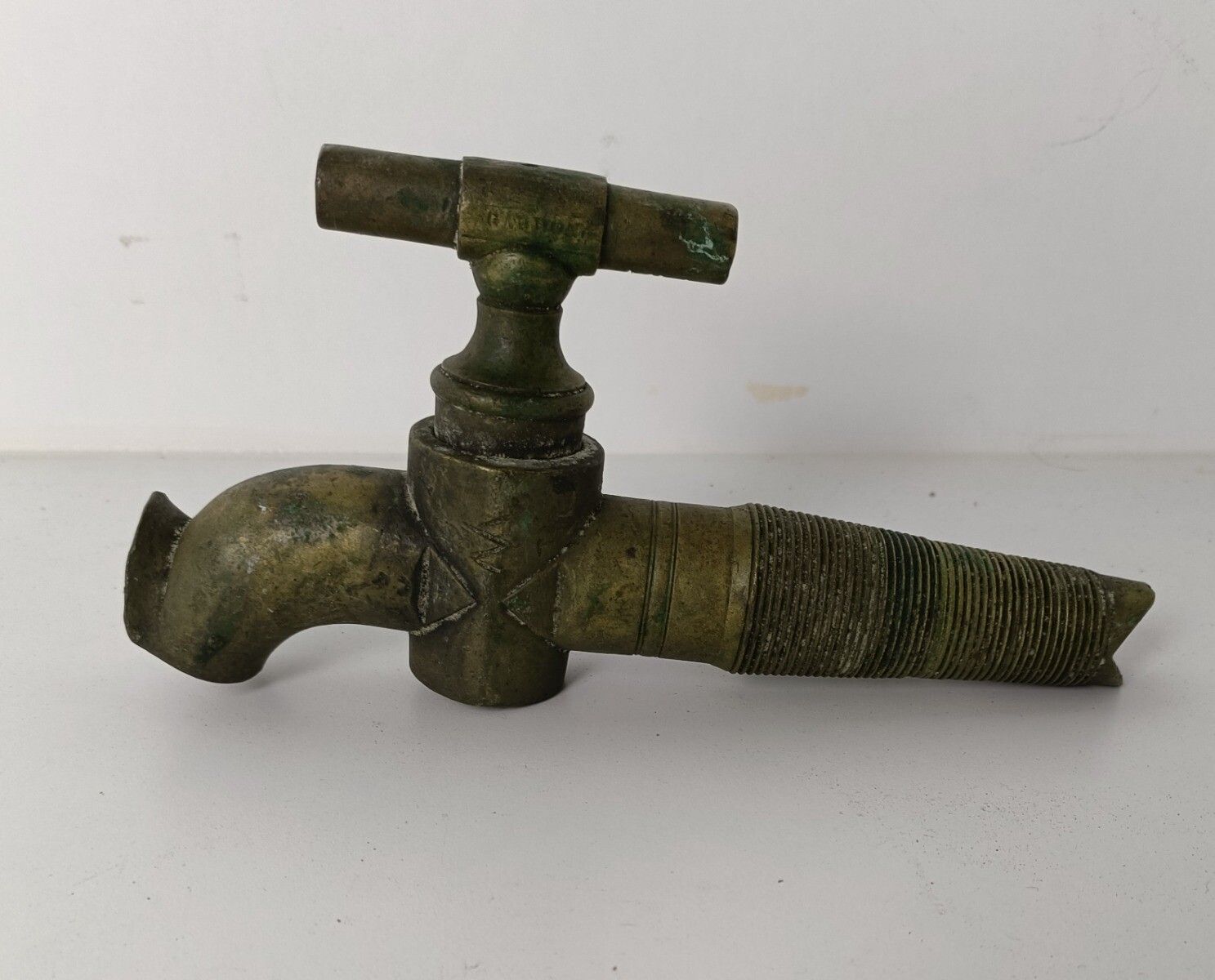 Antique Faucet Tap Architectural Industrial Barn Country Farmhouse Sink Reclaime photo Home Decor