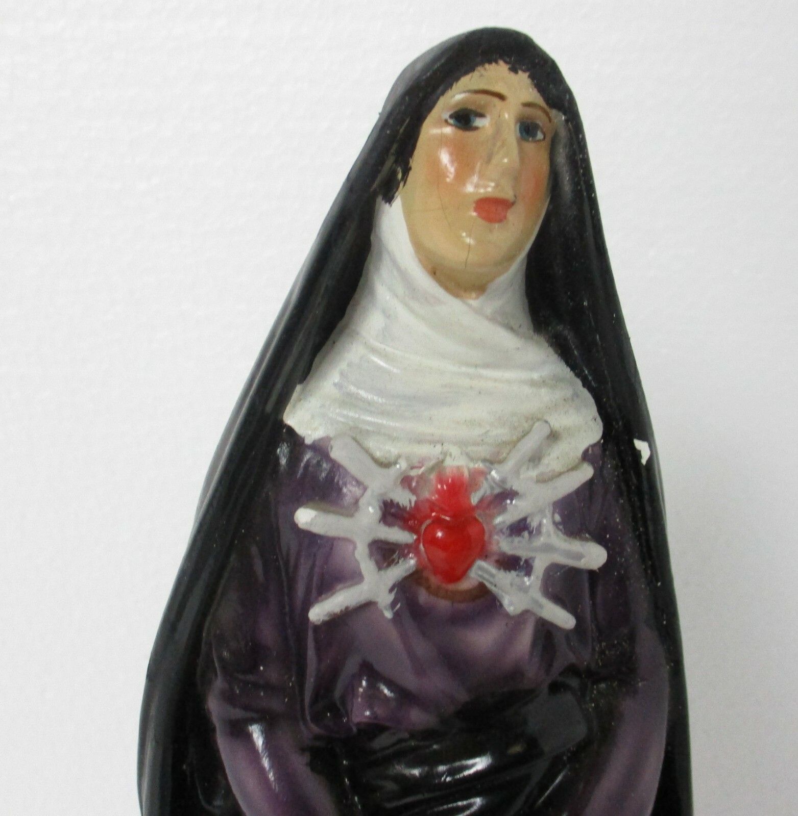 Our Lady Of Sorrows Virgin Mary Mater Dolorosa Madonna Statue 7 Swords Plaster photo furniture