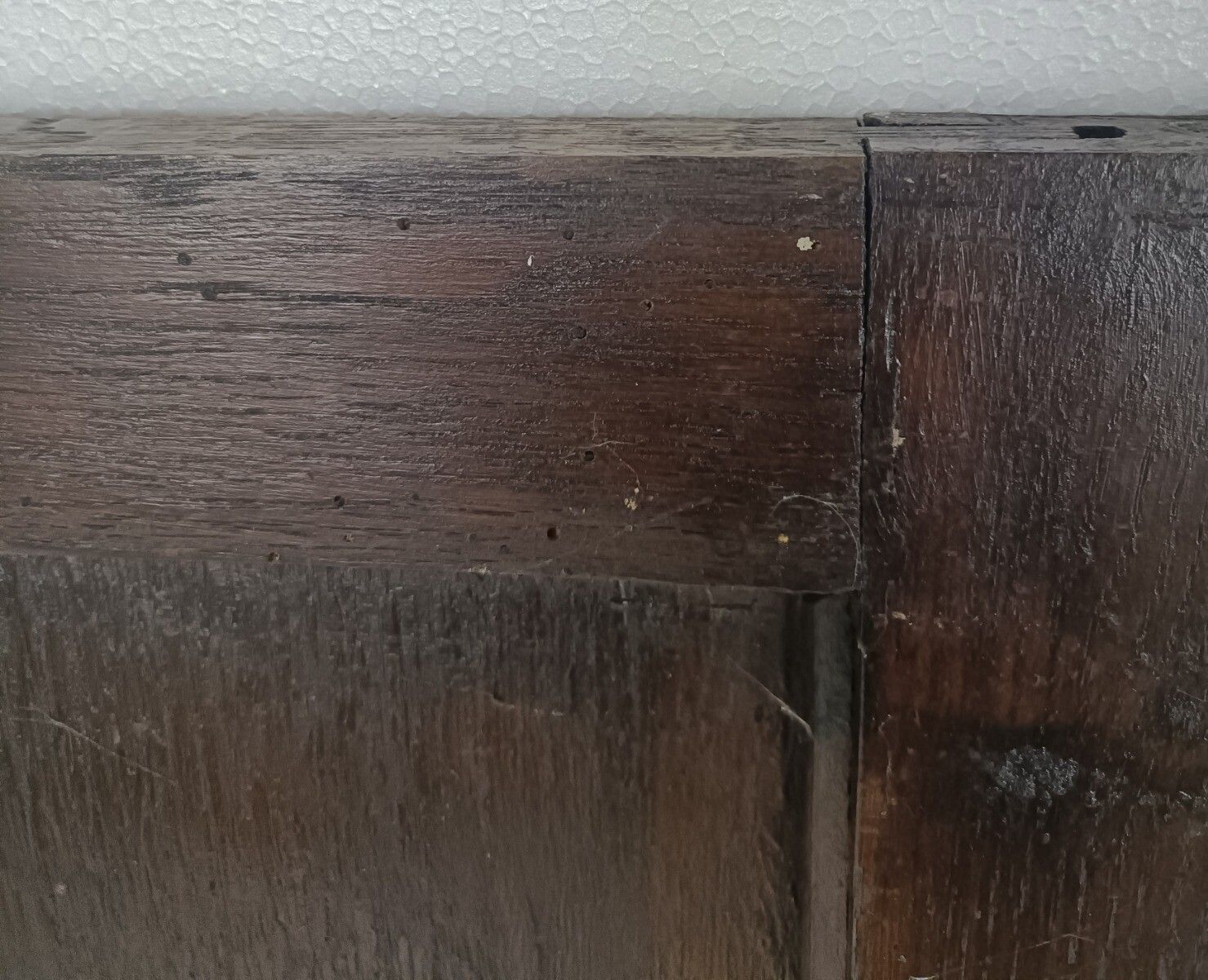 photo furniture Pair French Hand Carved Wood Oak Door Panels Reclaimed Architectural  Antique La