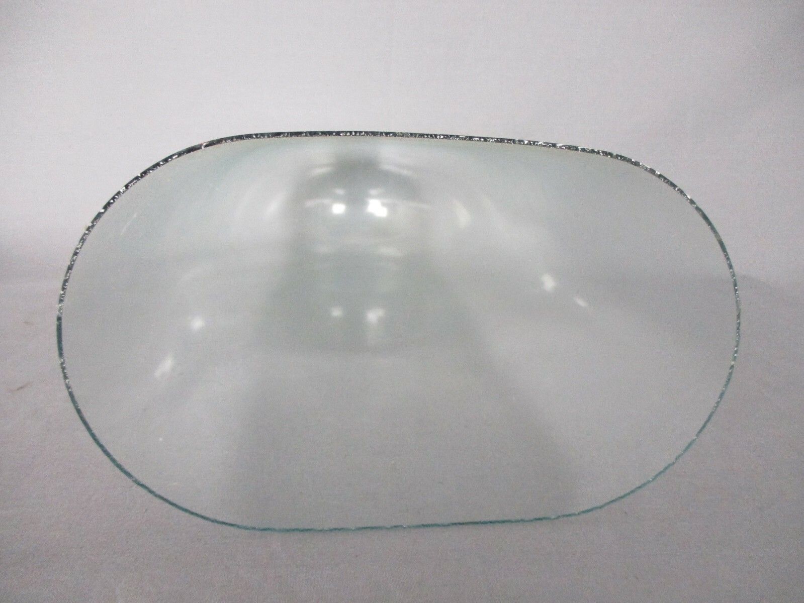 Antique Victorian Oval Hand Blown Glass Globe Dome Doll Clock 18.03 H 9.05"W photo for sale