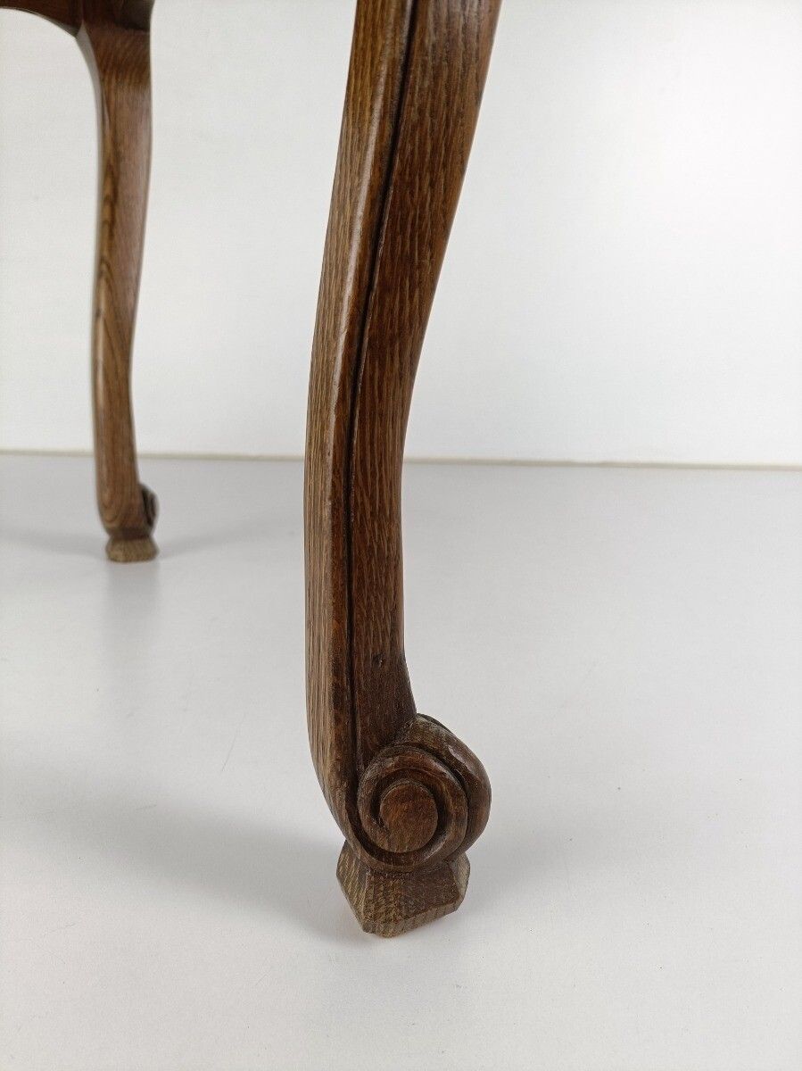 Louis XV Style Coffee Occasional Side Table Carved Wood Beautiful Pattern Top VI photo Furniture