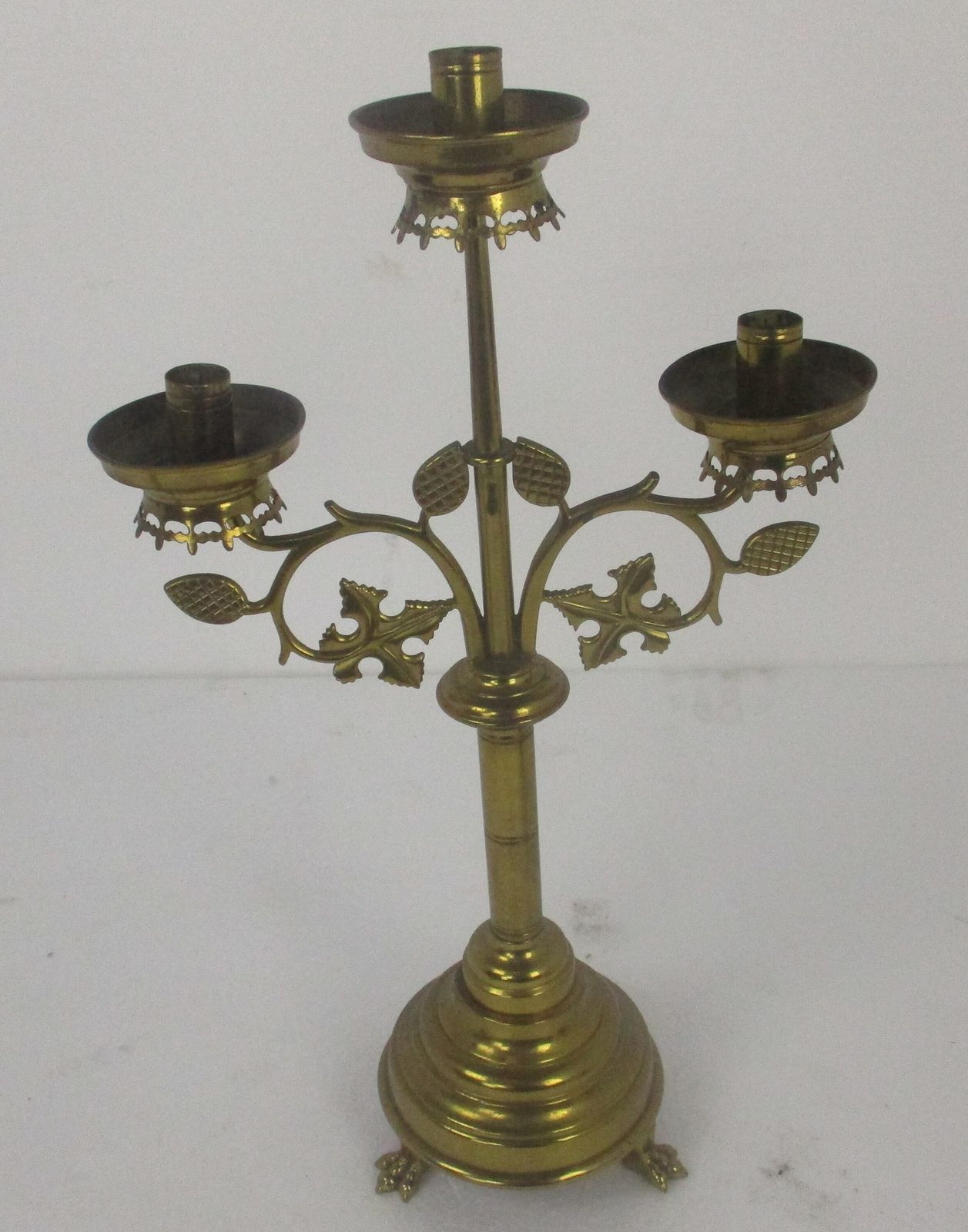 Impressive  Set  Of 3 Candle Holders  With Two  Small Candle Sticks One Large photo furniture