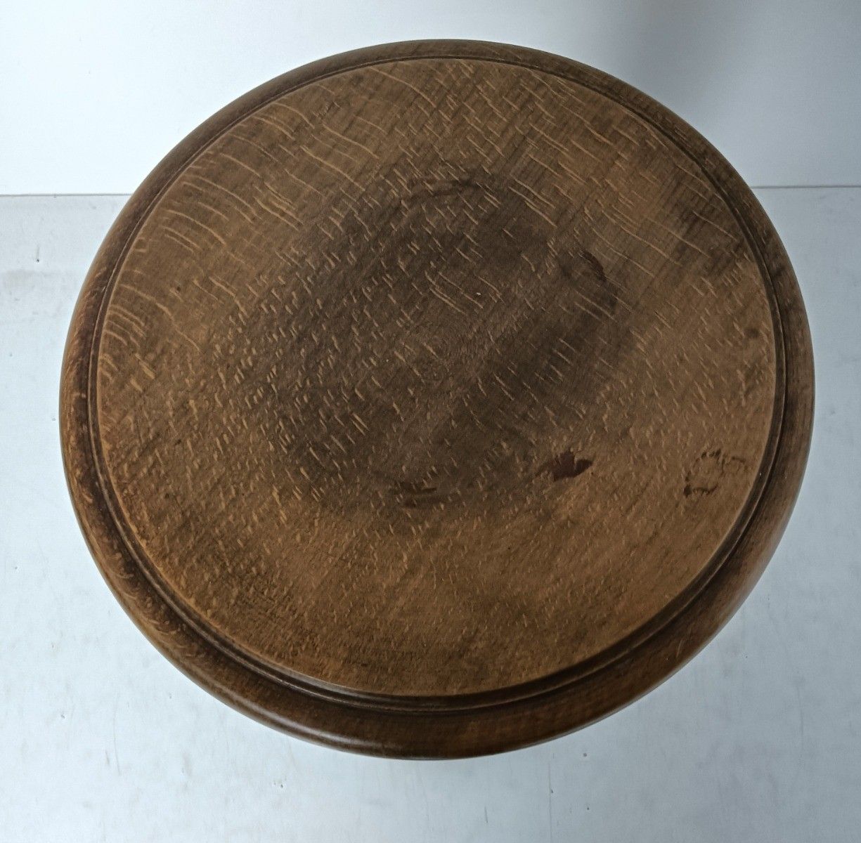 Vintage Carved Wooden Pedestal Stylish Plant Stand Bonsai Table Side Table Barn photo vinterior