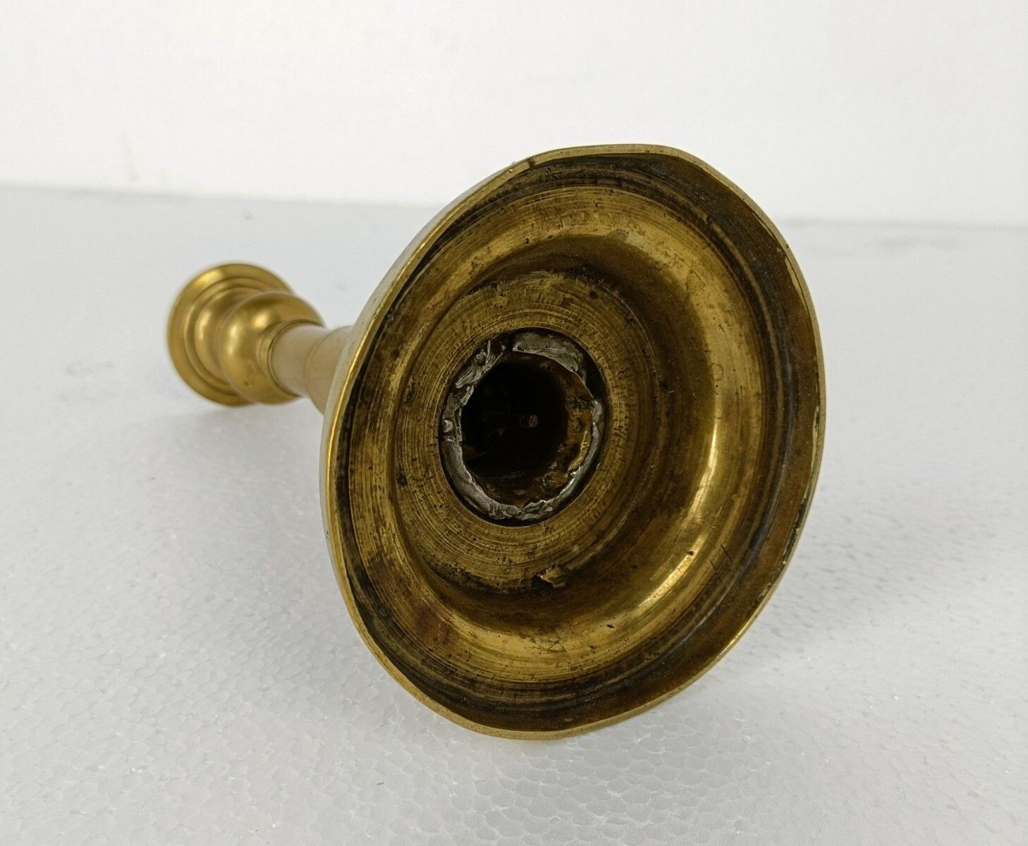 Antique Candle Holder Candle Stick Church  Brass Ornate Beautiful  Collector photo Home Decor