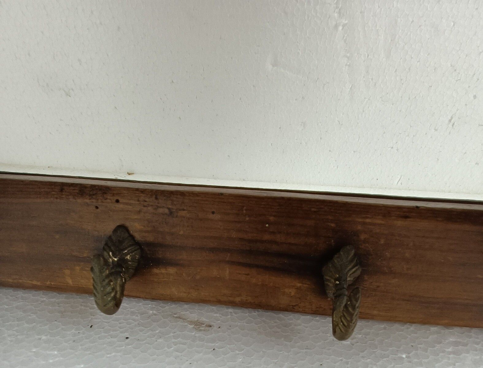 Medicine Cabinet, Apothecary, Pharmacy, Wall Hanging, Carved Wood, Towel Hooks B photo Furniture