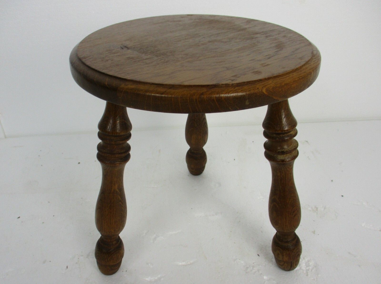 Vintage Wood  Side Wine Table Pedestal Plant Bonsai Stand Milking Stool Country photo furniture