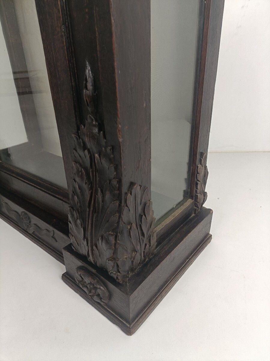 Impressive Large Hand Carved Wooden Cabinet Display Angels 18th Century Wow photo vinterior