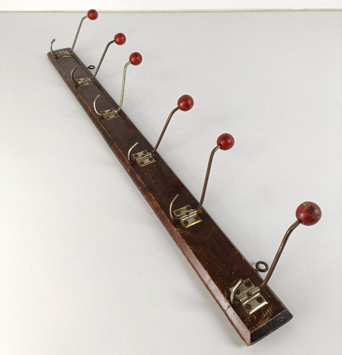 Vintage Barn Coat Hat Rack Retro Wall Hanging Funky Hooks Farmhouse Style photo furniture