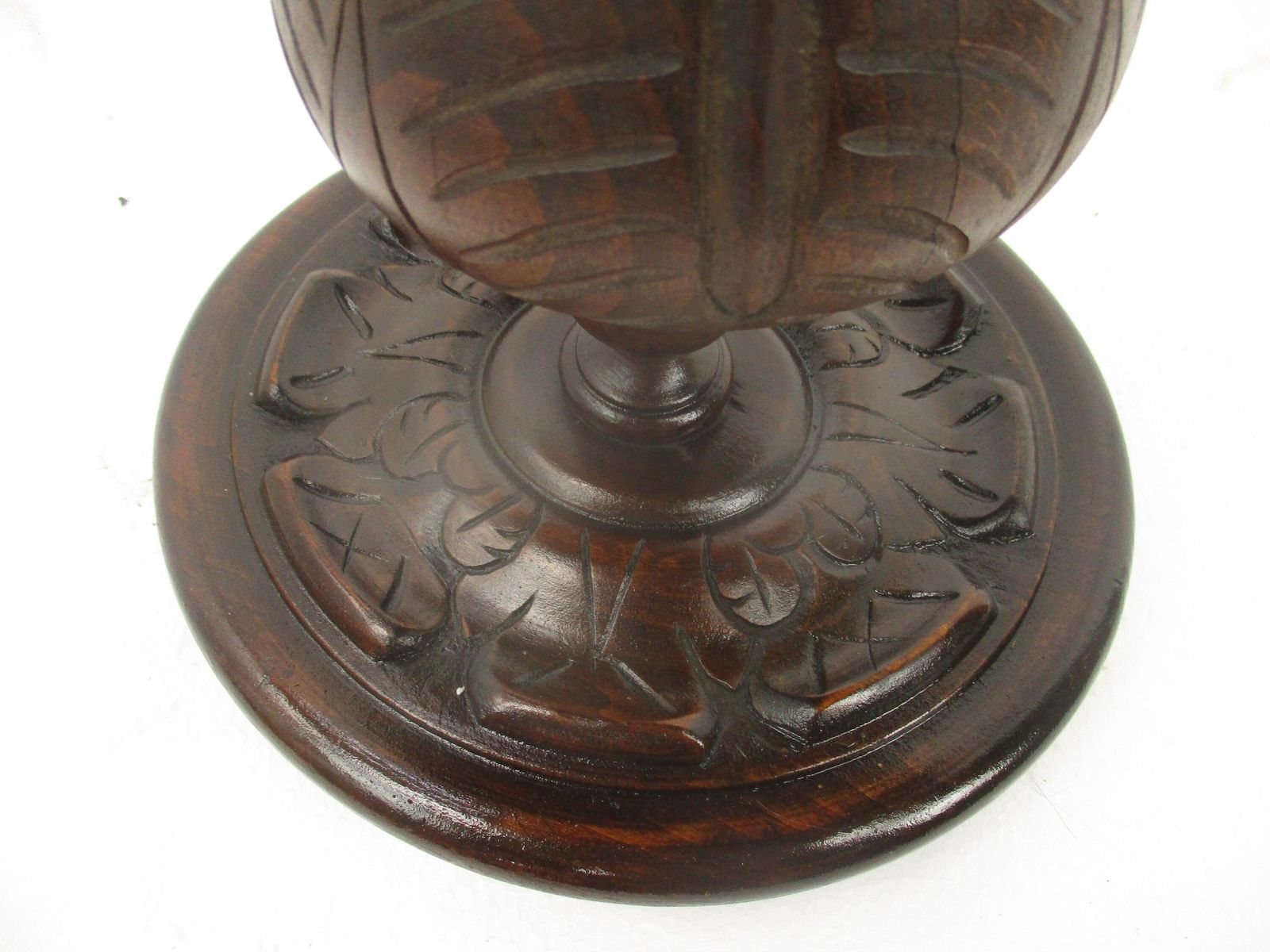 Gorgeous Ornate Hand Carved Wood Display Side Table Pedestal Plant Bonsai Stand photo 162.0