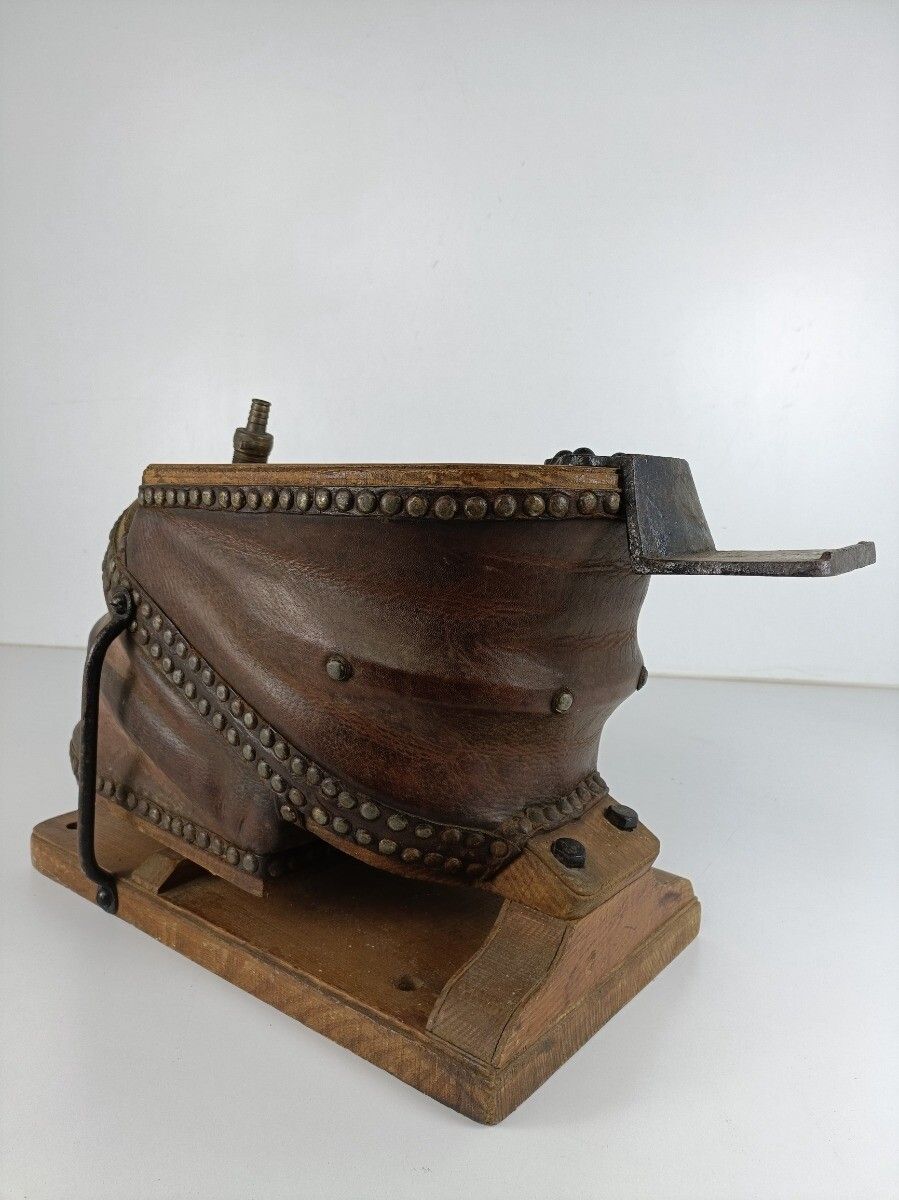 Antique Siebe Gorman Co. Firefighters Bellows Horn Alarm Air Pump Collector photo buy