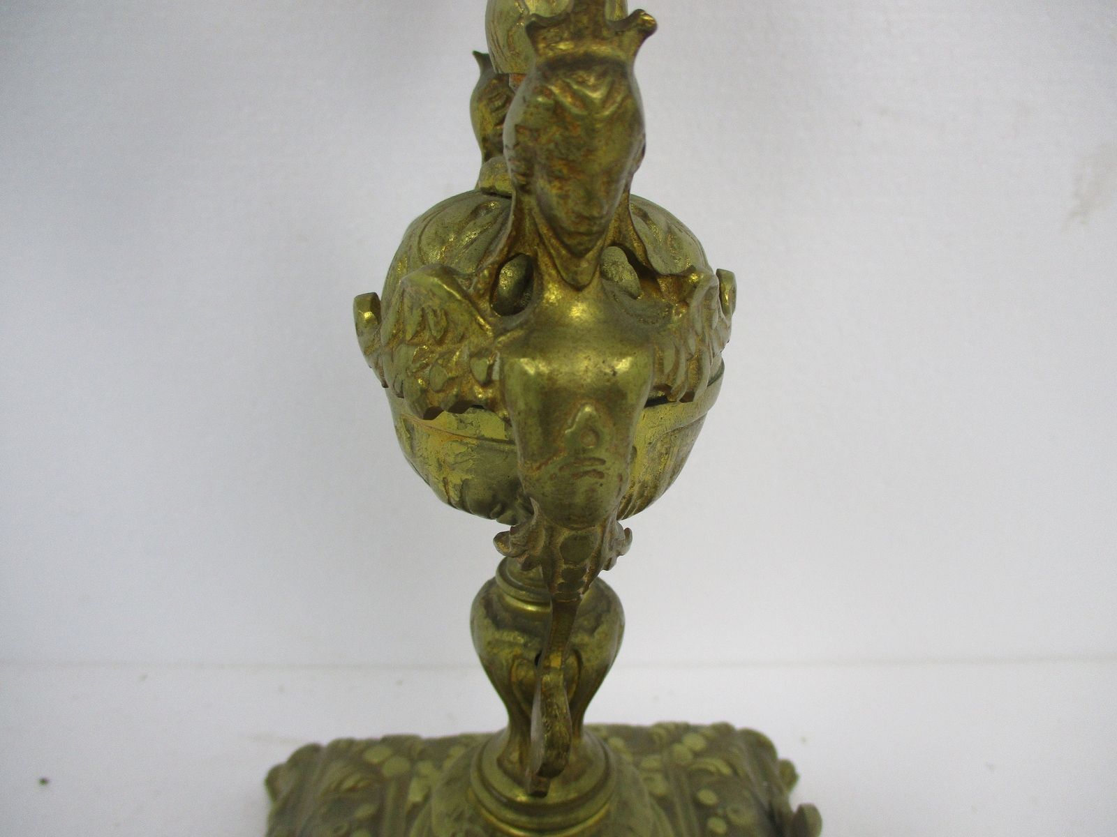 Gothic Large Candle Holder Candlestick Candelabra 5 Arm Impressive Mythology Kar photo 364.0