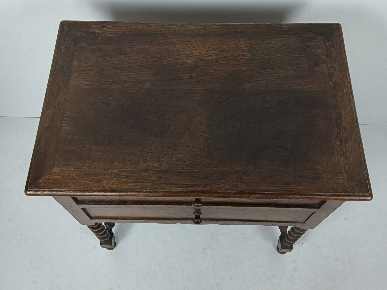 Barley Twist Carved Wood Sewing Quilting Cabinet Desk Table Edwardian  Antique W photo Furniture