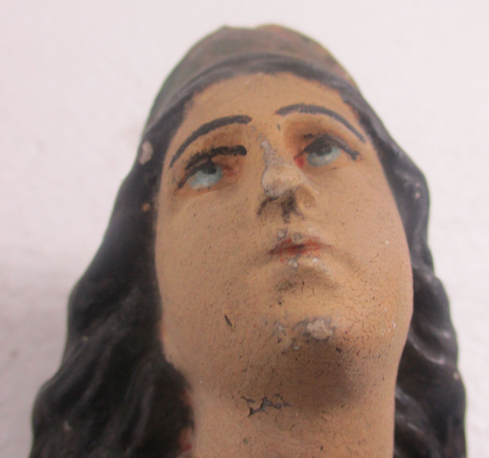 Large Statue Saint St Barbara Of Nicomedië Tower Patron Of Firemen Plaster Htf photo vintage