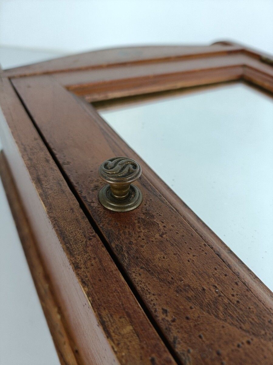 Gorgeous Medicine Cabinet Inlay Wood Antique Apothecary Kitchen Bathroom  Cabine photo vinterior