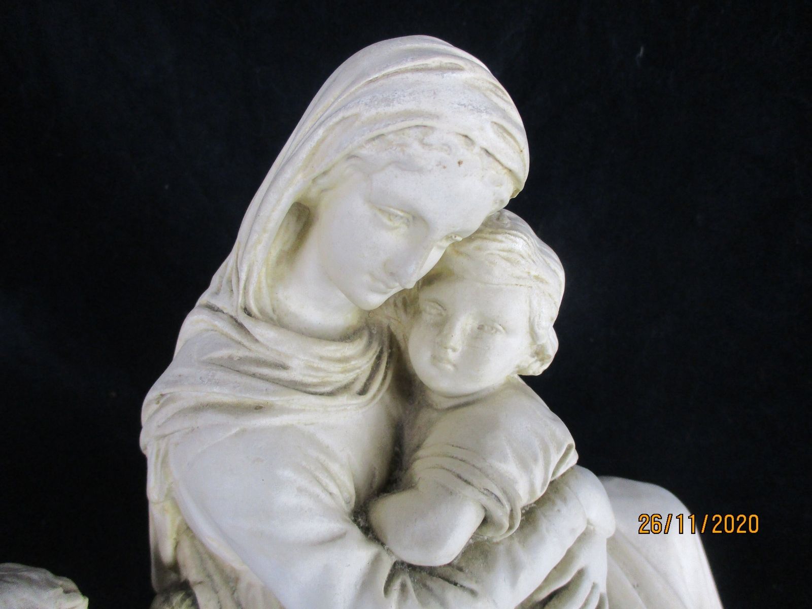 Large Virgin Mary Madonna Della Sedia Seggiola Resin Statue After Rafael John Th photo furniture