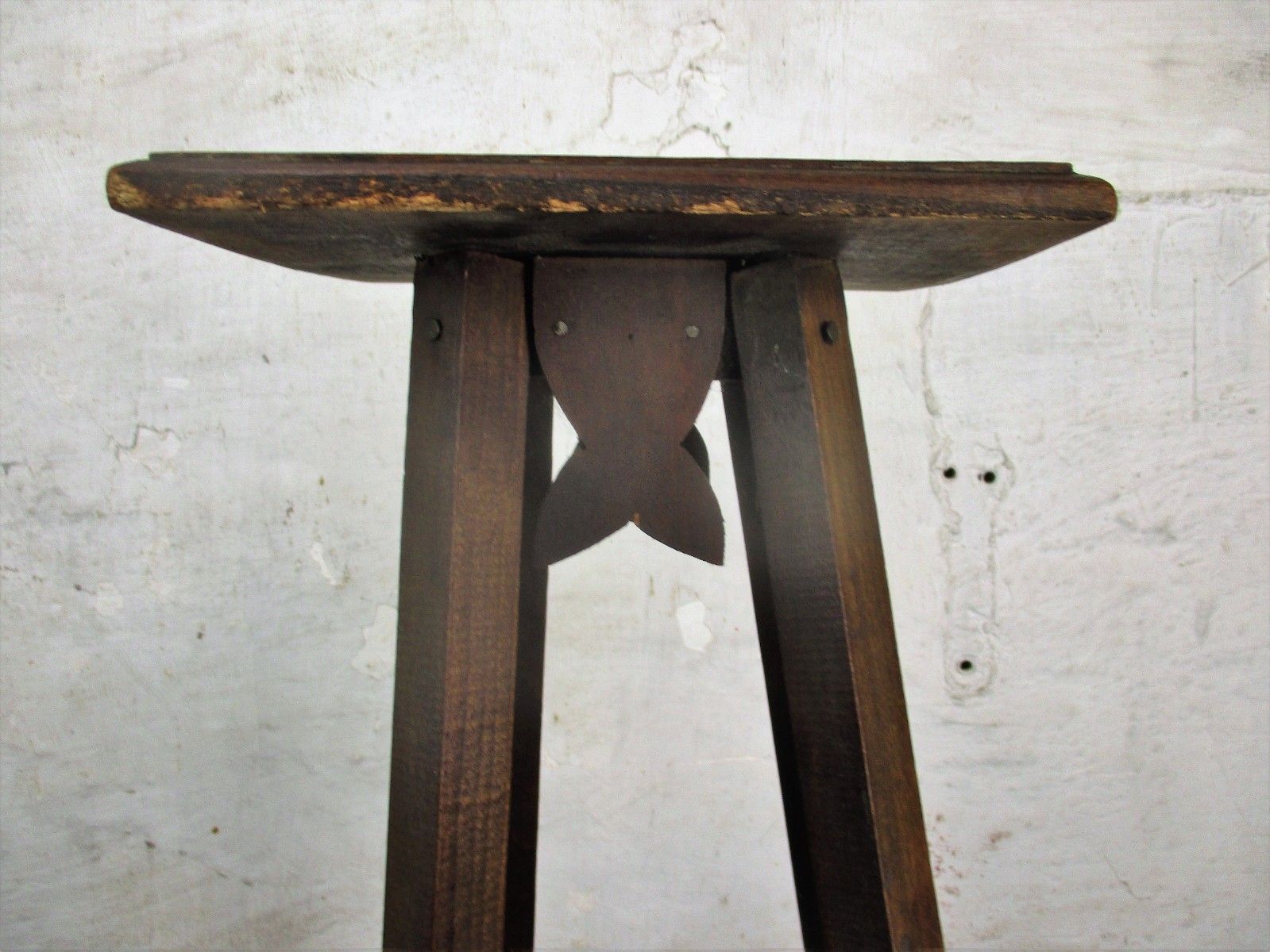 Art Nouveau Pedestal Table Plant Flower Stand Side Table Two Tier Art Deco  35" photo Furniture
