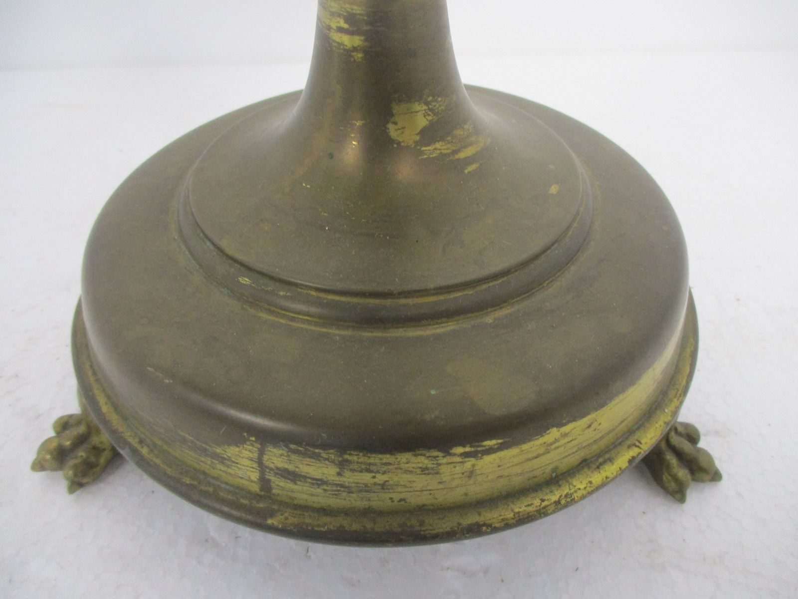 Antique Candle Holder Candle Stick Church  Chapel Altar Monastery Brass Gothic L photo 303.0