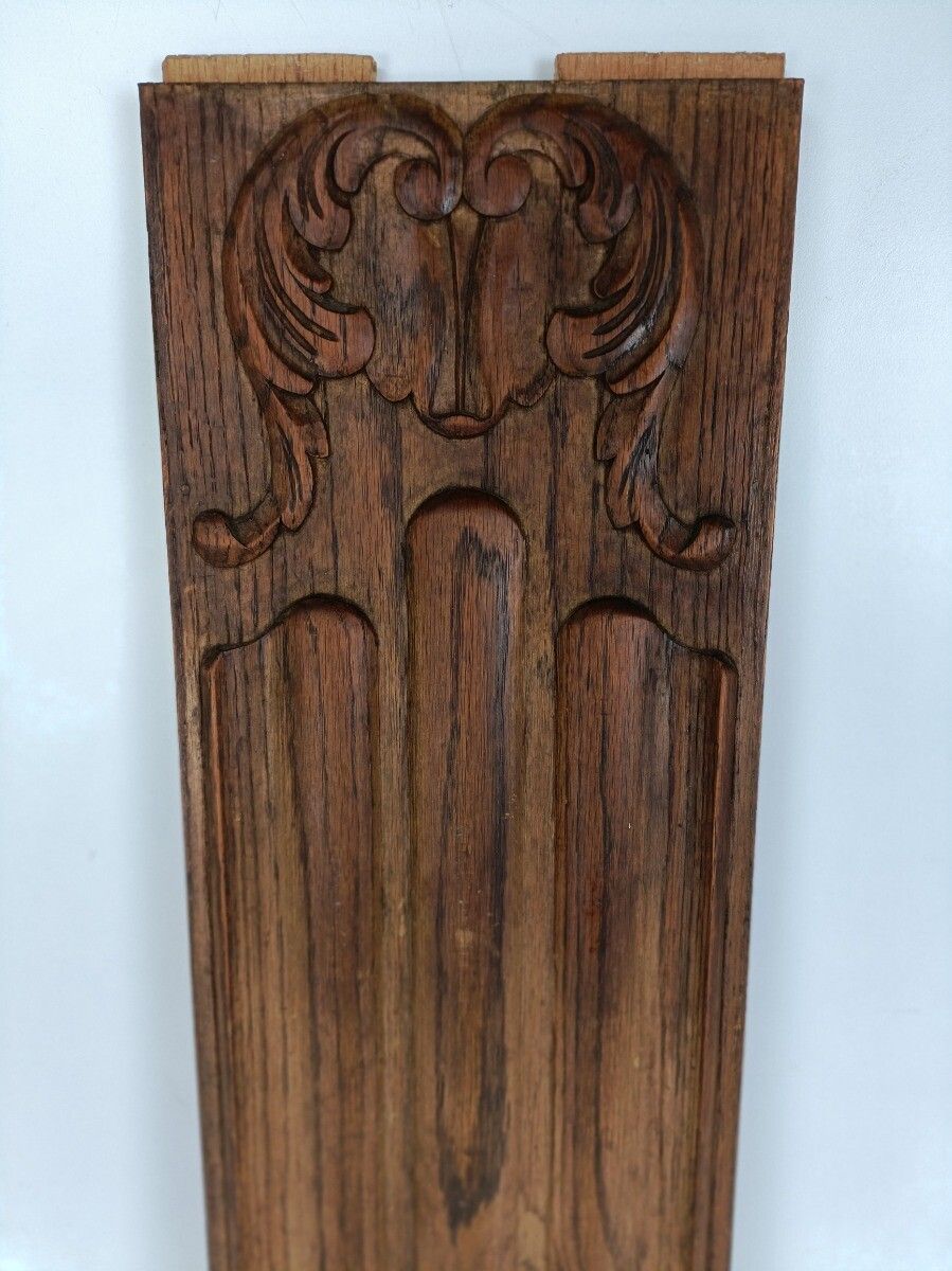 Hand Carved Wood  Pediment Ornate Architectural Reclaimed Salvaged Panel Antique photo for sale