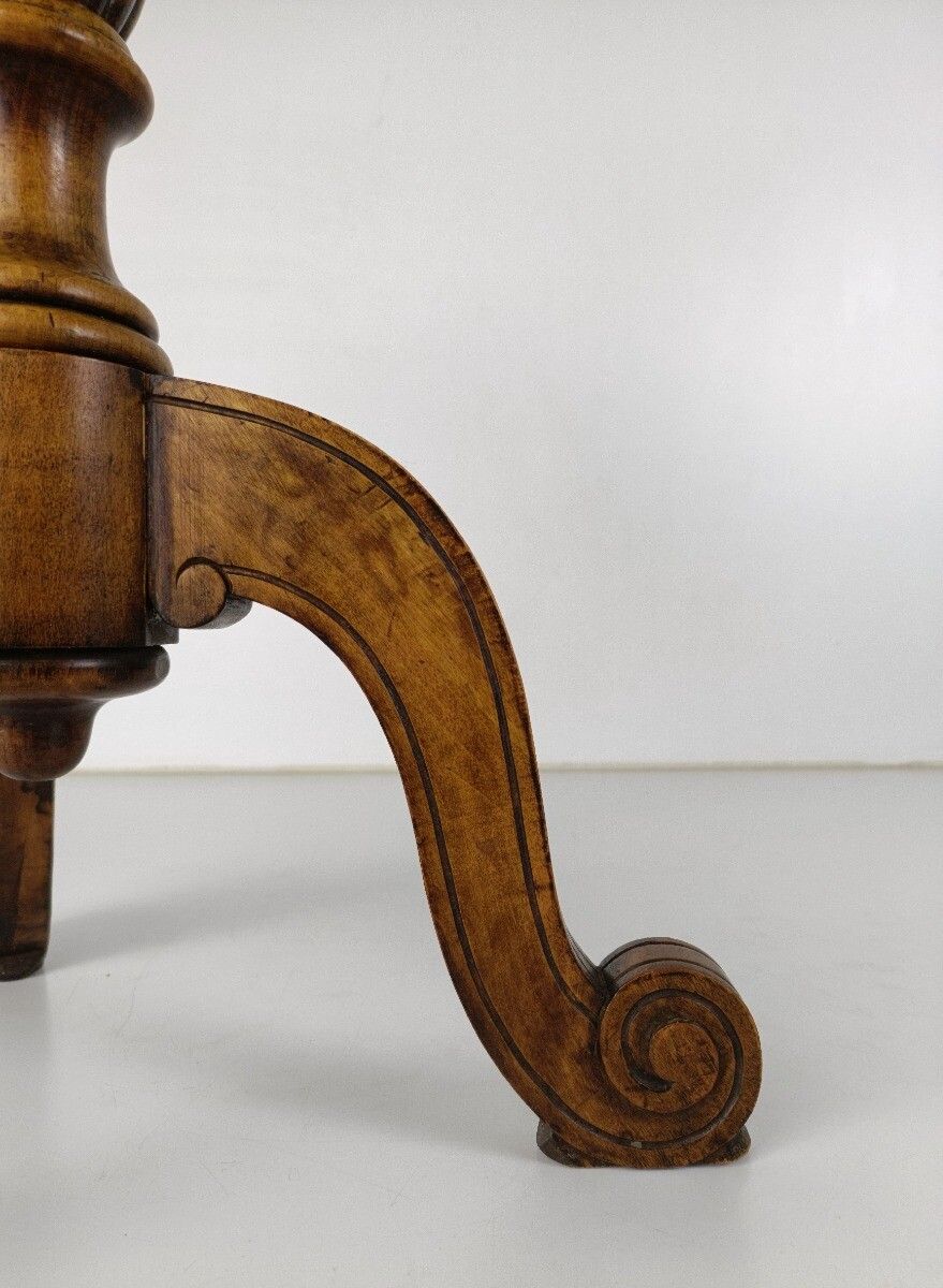 Tripod Wooden Antique Pedestal Plant Stand Bonsai Side Table Edwardian Style photo buy