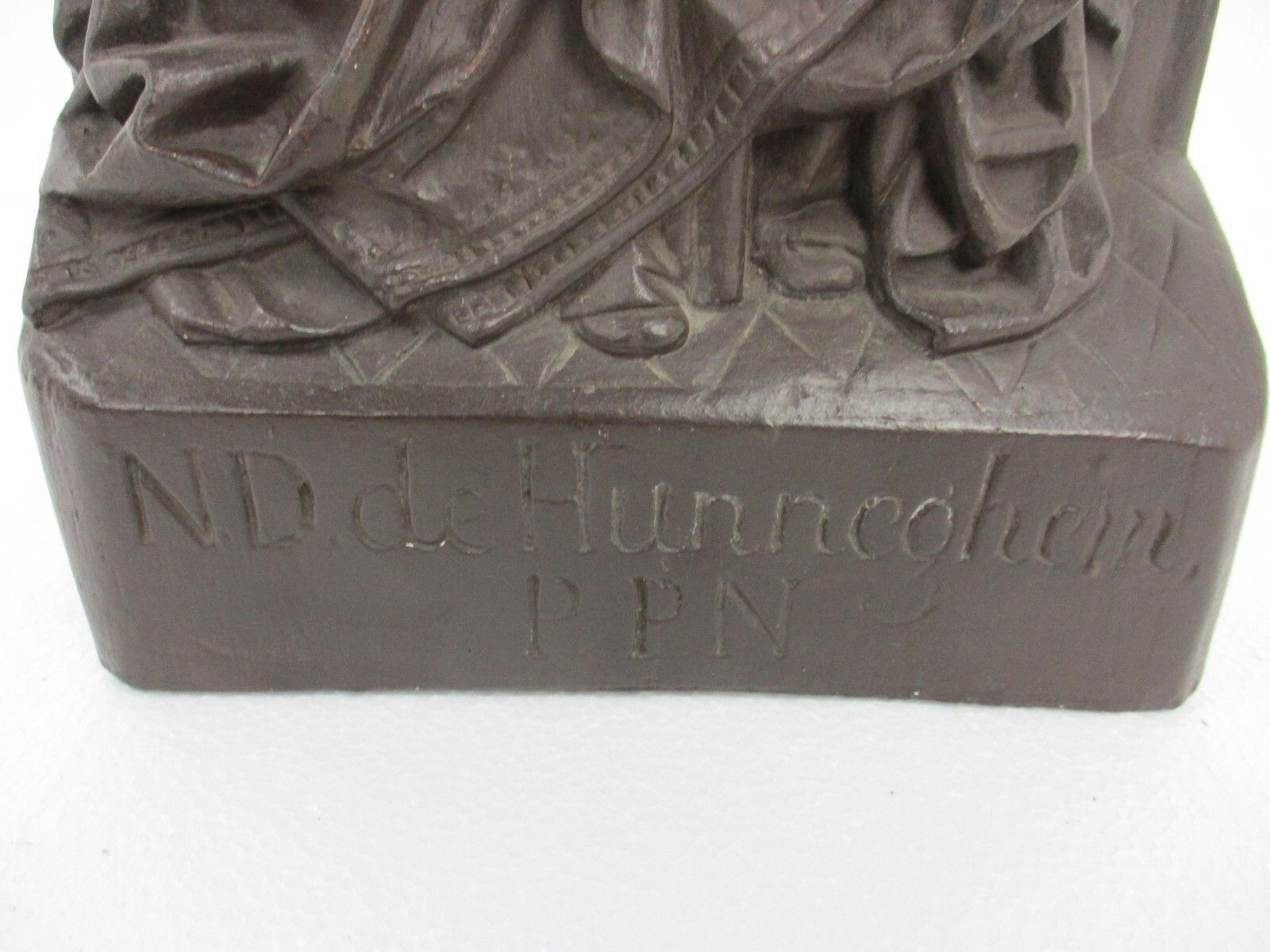Statue Notre Dame Our Lady Hunnegem Hunneghem  Virgin Mary Madonna Collector photo 427.0