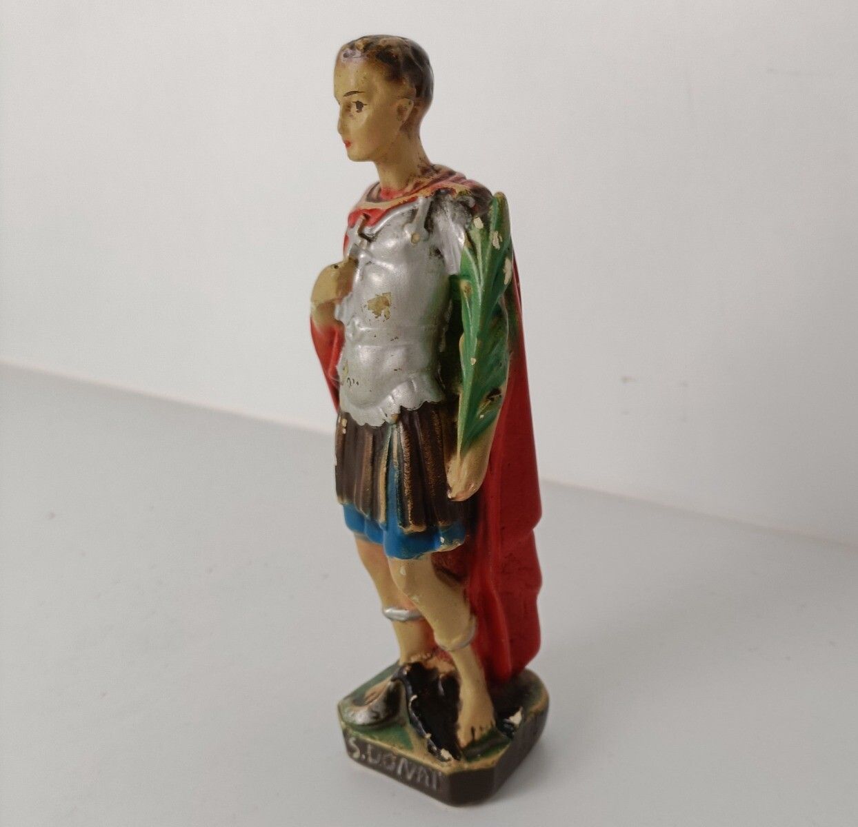 Saint Donatus Of Muenstereifel Plaster Statue Roman Soldier Collector Htf photo furniture