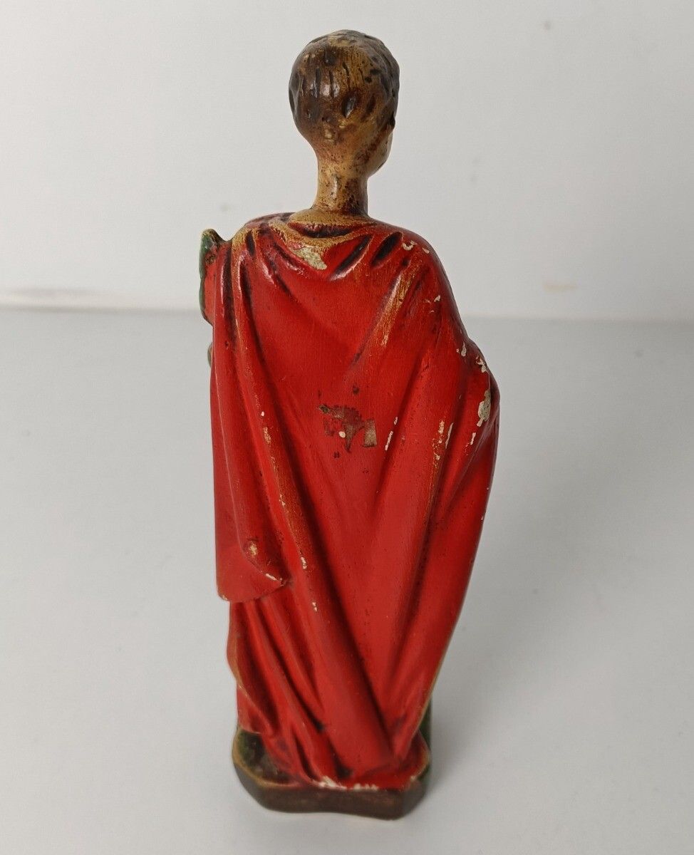 Saint Donatus Of Muenstereifel Plaster Statue Roman Soldier Collector Htf photo buy
