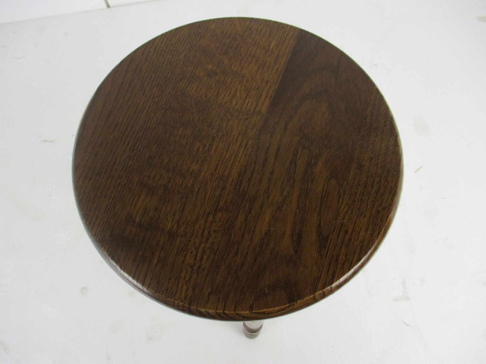 Vintage Wooden Side Wine Table Pedestal Plant Stand Milking Stool Two Tier Beaut photo 121.0