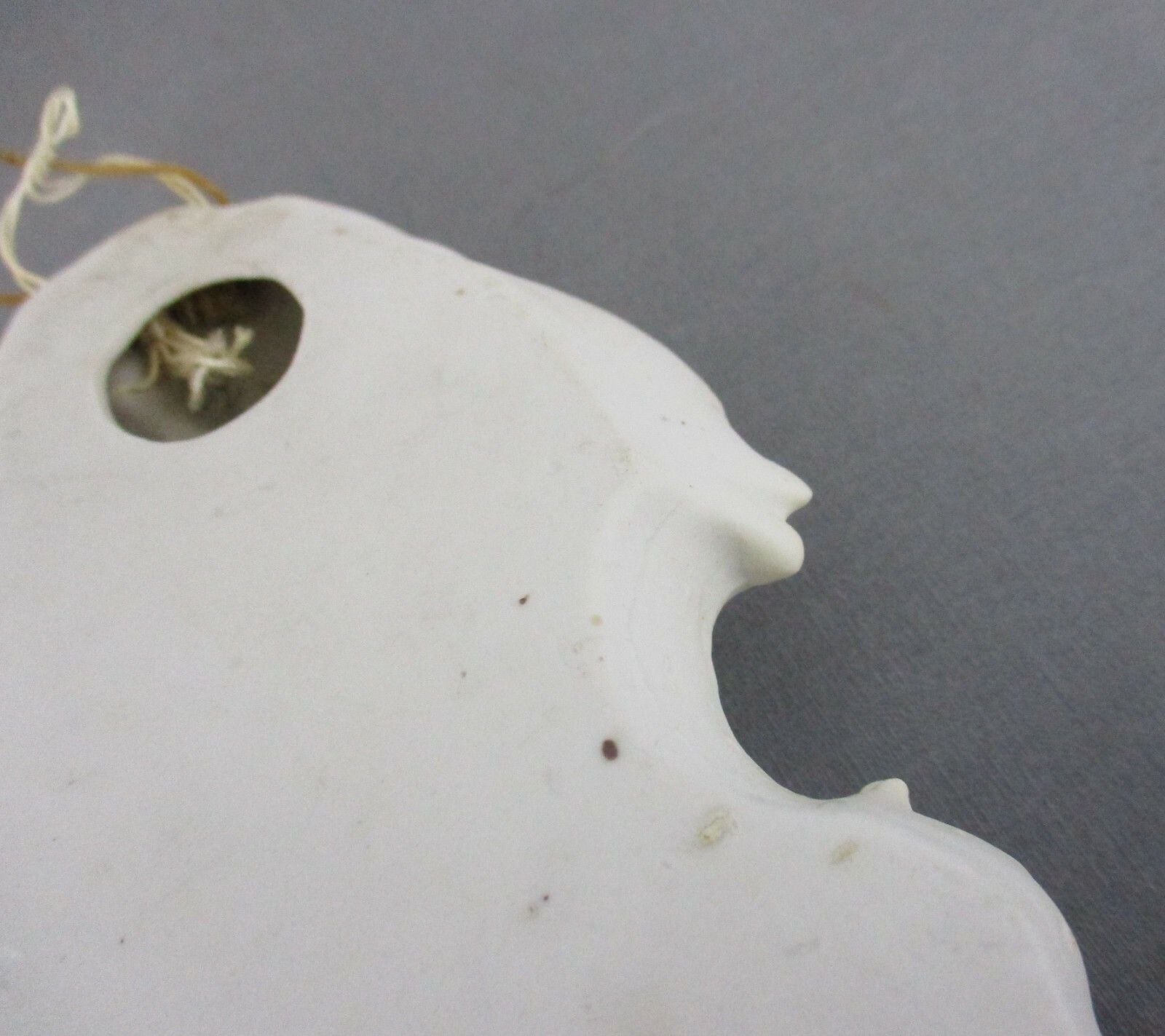 Porcelain Bisque Holy Water Font Vessel Little Girl Wall Hanging Antique photo buy