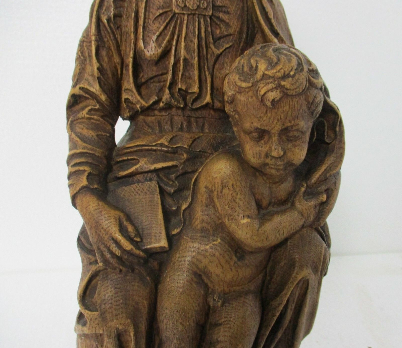 Large Lady Of Bruges Virgin Mary Madonna Della Sedia Seggiola Resin Gorgeous photo furniture
