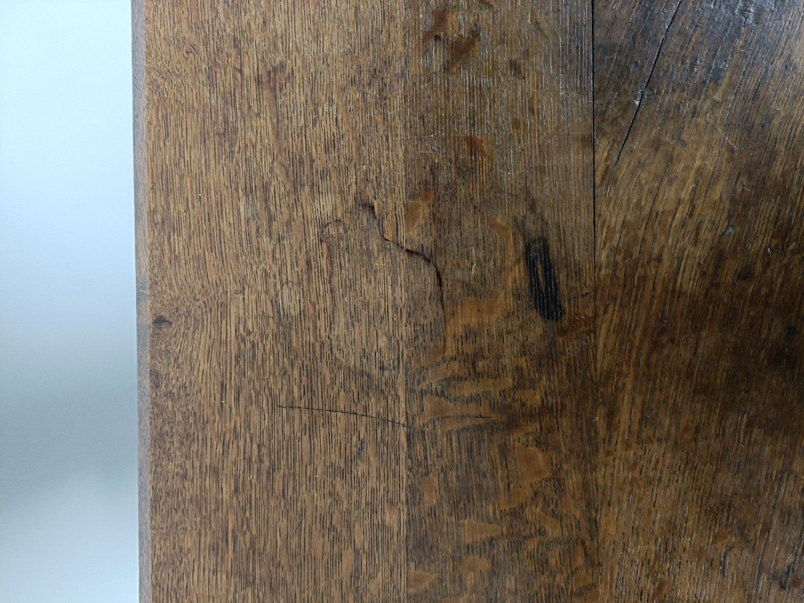Antique Rare Art Deco Cabinet Desk Table Carved Wood Very Special Barn Farmhouse photo vinterior