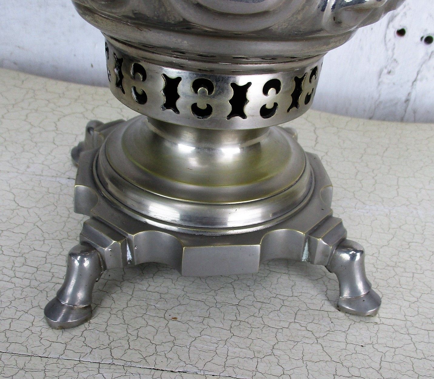 Antique Russian Large Imperial Conical Samovar Brothers Shemarin Tula Bowl  25" photo vintage