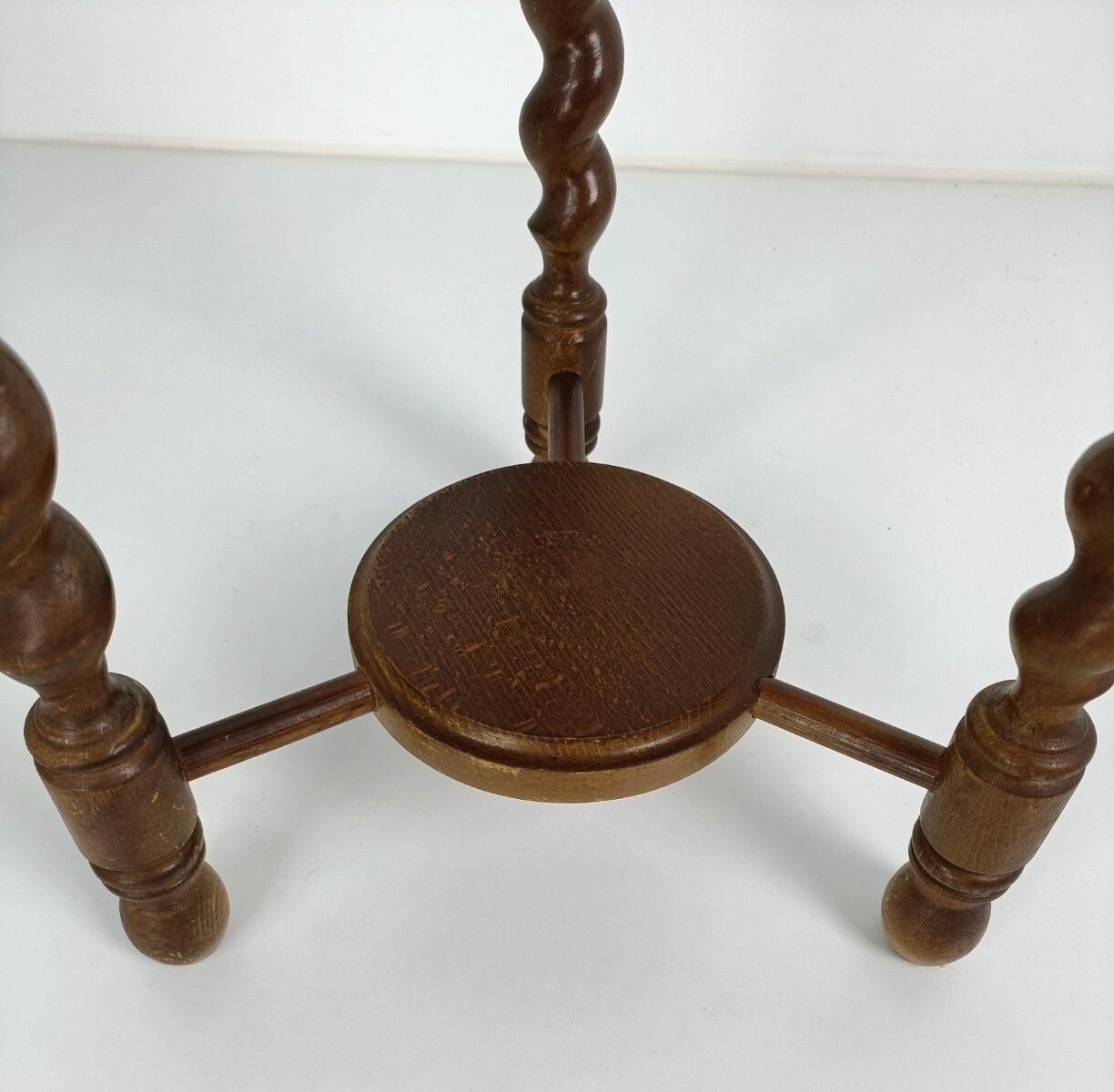 Barley Twist Wooden Side Display Coffee Side Wine Occasional Table Barn Country photo Furniture
