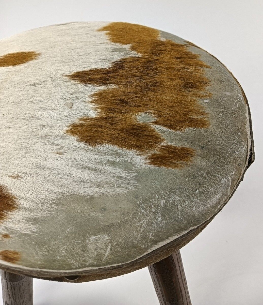 Milking Stool Farmhouse Country Barn Style French  Side Display Table Pedestal photo furniture