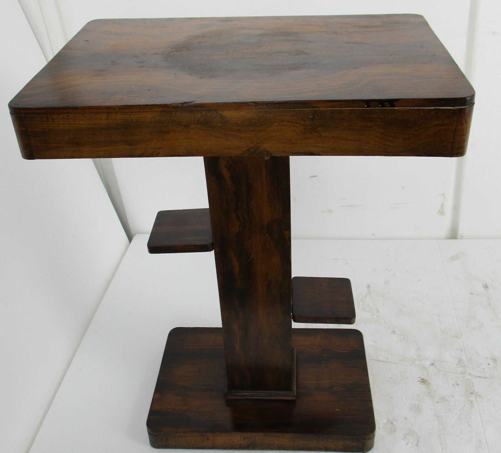 photo furniture Hand Carved Wooden Pedestal Display Side Table Side Boards Stunning Rare Piece