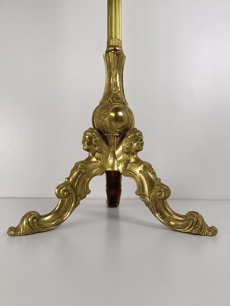 Standing Hall Tree Coat Hallway Rack Brass Eyecatcher Mermaids Base Hollywood Re photo for sale