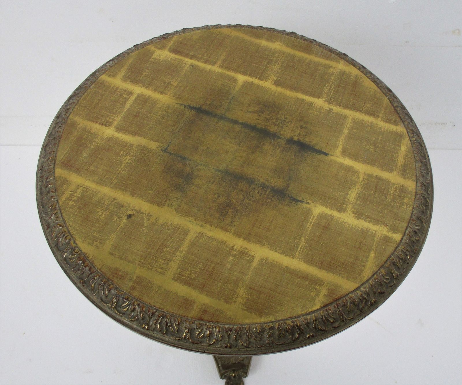 Three Graces Ornate Brass Pedestal Table Plant Stand Side Wine Coffee Table Holl photo buy