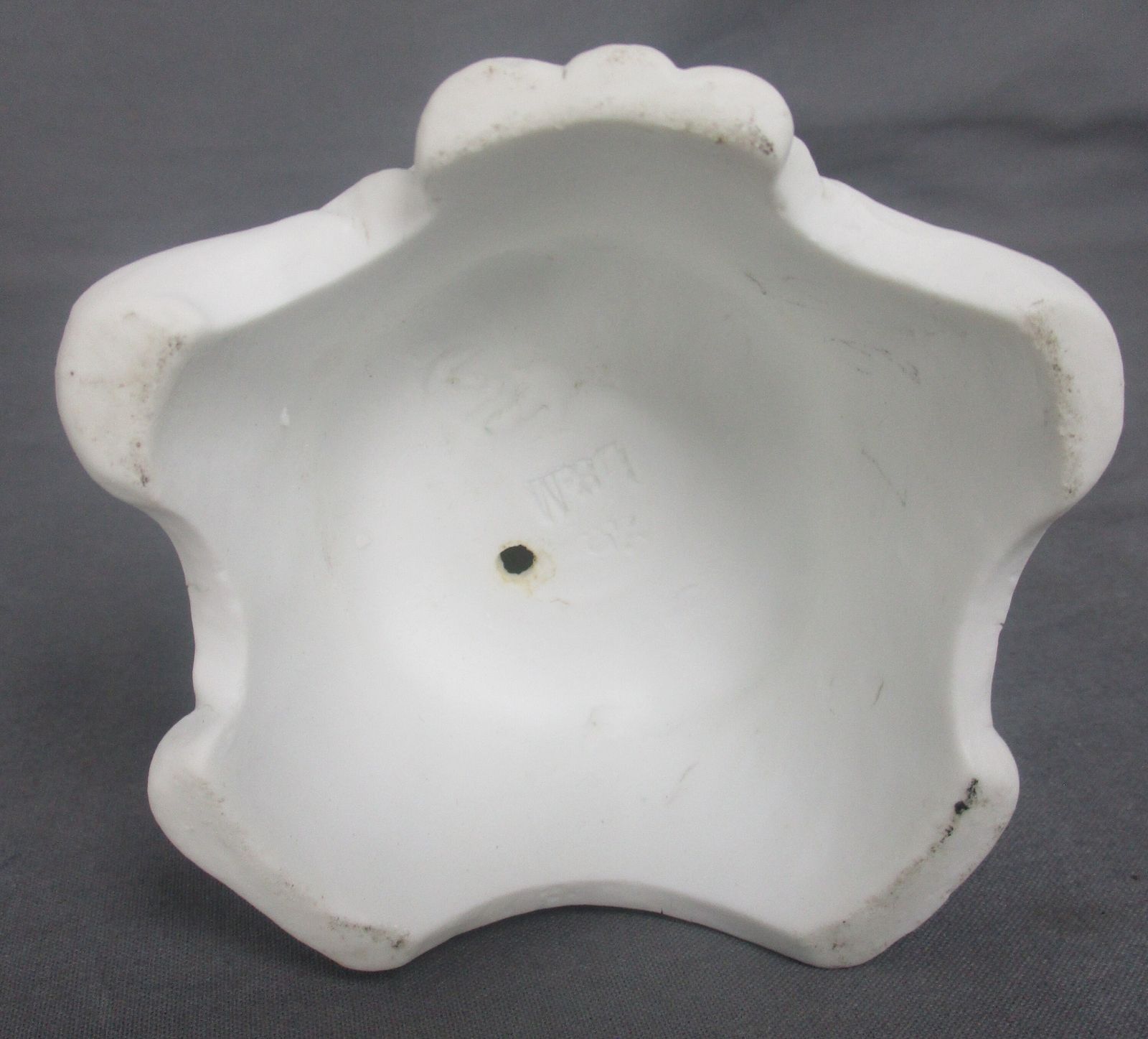 photo for sale Antique Bisque Porcelain Statue Figurine Virgin Mary Madonna With Infant Jesus F